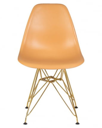 Стул обеденный ДОБРИН ДСР (ножки золотые, цвет персиковый (НКС-Й-06)) 4 шт / DOBRIN DSR (NX-Y-06))_6