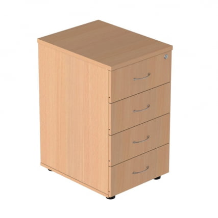 Тумба приставная с замком Р.Т-4.1 ЗЦ Крафт белый_0