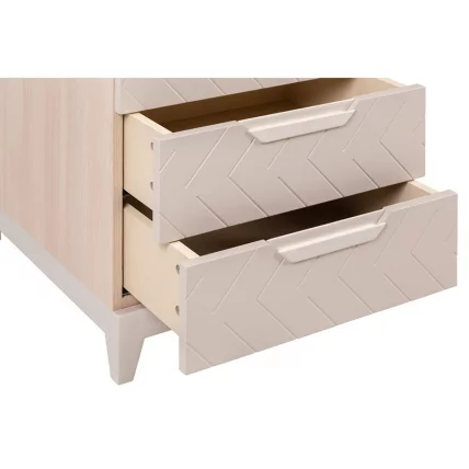 Шкаф универсальный Сканди с ящиками Жемчужно-белый_2