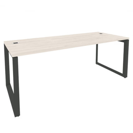 Стол рабочий руководителя на О-образном м/к ONIX O.MO-SRR-6.8 Денвер Светлый/Антрацит_0