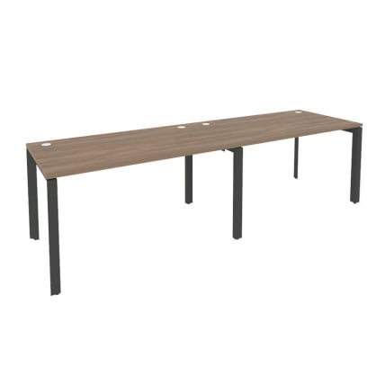 Рабочая станция на П-образном м/к ОНИКС О.МП-РС-2.3.8 Дуб Аризона/Антрацит / ONIX O.MP-RS-2.3.8_0