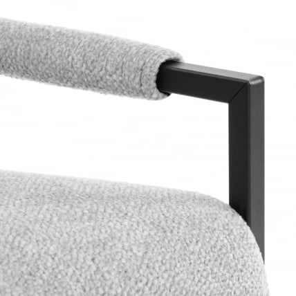 Диван Charli LUX/Чарли Люкс велюр/букле, VT shape silver_7