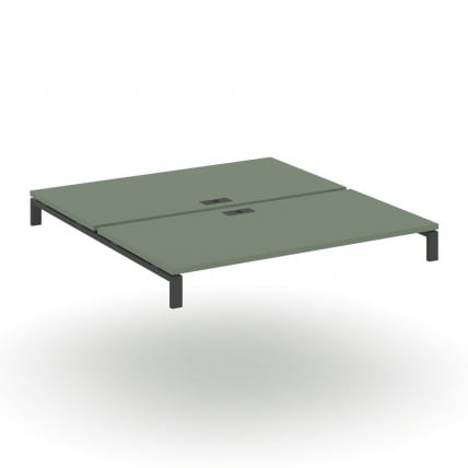 Двойной стол надставка на две опорные тумбы CONCEPT CN.DSN-008 Кобо Антрацит_0