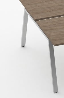 Л-образный металлический каркас с траверсами Deka 73.145.12 К Металлик матовый муар_0