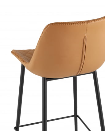 Стул барный Арч экокожа коричневый / Arch_5