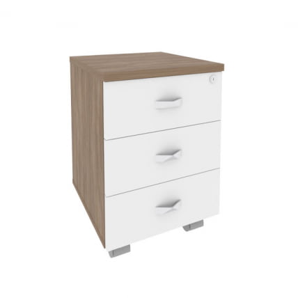 Тумба мобильная ОНИКС О.ТМ-3 Дуб Аризона/Белый / ONIX O.TM-3_0