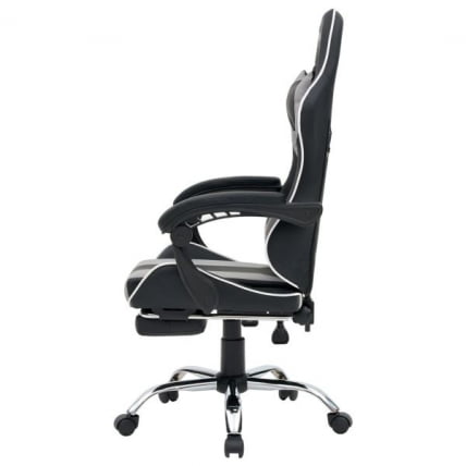 Кресло компьютерное CРОМЕКС (КРОМЕКС) Ваве ГМ-145 экокожа черное/серое / CROMEX Wave GM-145_8