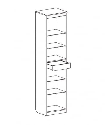 Витрина Элана (дуб сонома,ель карпатская)_1