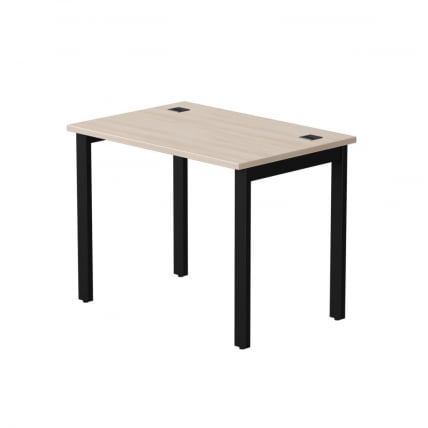 Стол прямой на металлокаркасе, опоры 45 гр Everprof EVO 254S001 Дуб Соната Черный_0