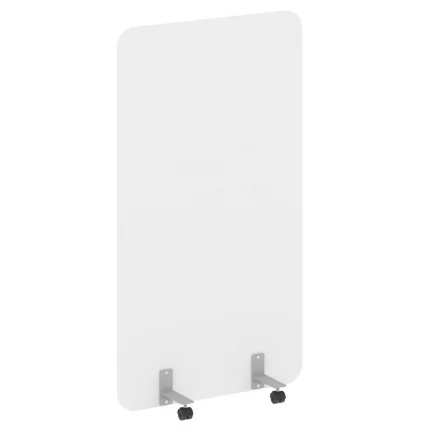 Перегородка на металлических опорах, на роликах R-line DP.R-100-180 Белый Бриллиант_0