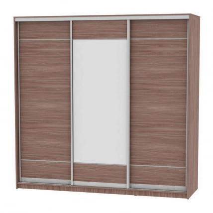 Шкаф-купе B-230х235х60-3(ЯШТ-D7D8D7)_0