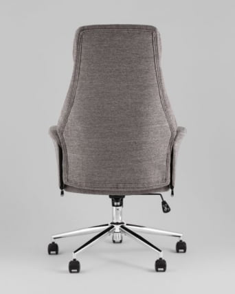 Кресло офисное ТопЧаирс Неома серый экокожа / TopChairs Neoma_10