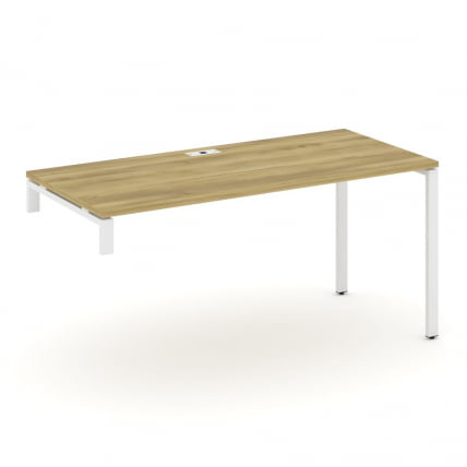 Стол надставка на опорную тумбу CONCEPT CN.OSN-004 Дуб Винченцо Белый_0