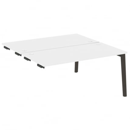 Стол-приставка двойной к опорным элементам ONIX WOOD OW.D.SPR-4.8 Белый Бриллиант/Темный_0