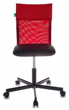 Кресло офисное Бюрократ CH-1399 R+B Красное Черное спинка сетка_1
