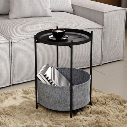 Стол журнальный Берген Черный_3