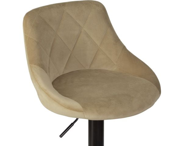 Стул барный ДОБРИН ЛОГАН БЛАCК (мокко велюр (МДЖ9-9)) 2 шт / DOBRIN LOGAN BLACK (MJ9-9))_7