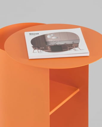 Журнальный столик Флоире металл оранжевый / Floire_11