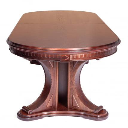 Стол VERSAL овальный бук, мдф, 300 (350/400) х 110 х 78 см, Tobacco_1