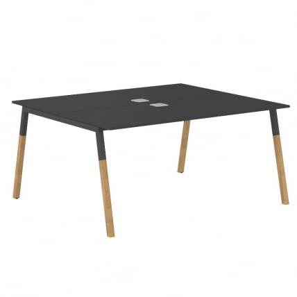 Рабочая станция Forta FWST 1513 Черный графит Дуб Гамильтон_0