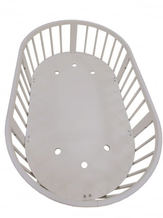 Кровать-трансформер с двумя матрасами и маятником Merry Happy Mini матовая Белая (3 в 1)_7