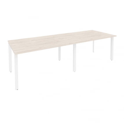 Стол переговорный (2 столешницы) ОНИКС О.МП-ПРГ-2.3 Денвер Светлый/Белый / ONIX O.MP-PRG-2.3_0