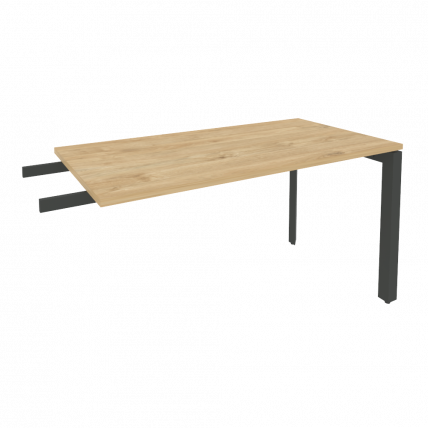 Брифинг-приставка на П-образном м/к ONIX O.MP-BR-13 Тиквуд Светлый/Антрацит_0