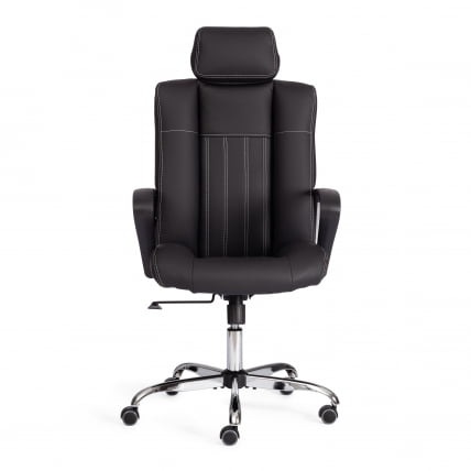 Кресло OXFORD хром кож/зам, черный, 36-6_4