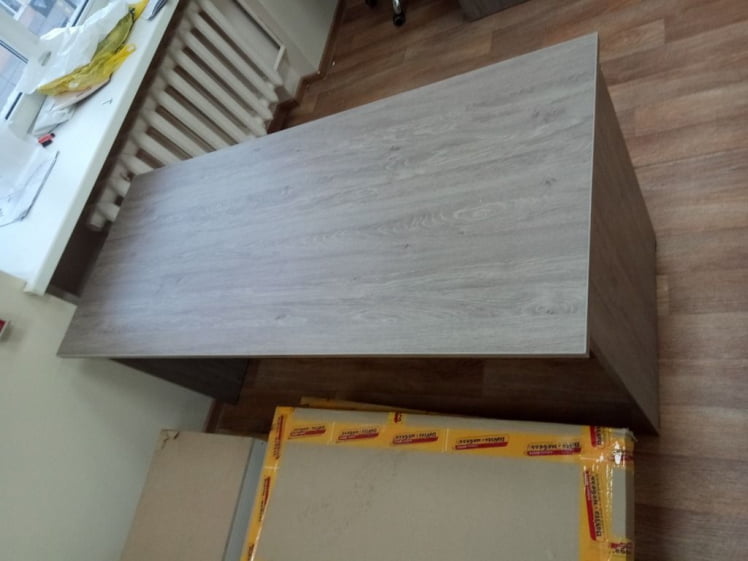 Стол прямой Twin 12.10.16 Дуб Верцаска_1