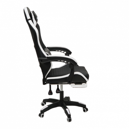 Кресло 892-1 цвет черный/белый с массажем 892-1-black-white-mass_4