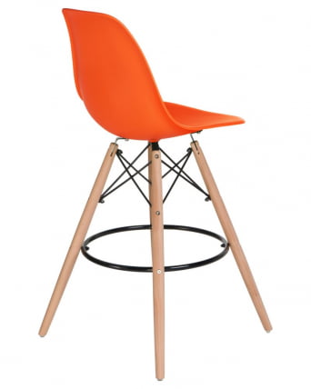 Стул барный ДОБРИН ДСВ БАР Оранжевый О-02 / DOBRIN DSW BAR O-02_2