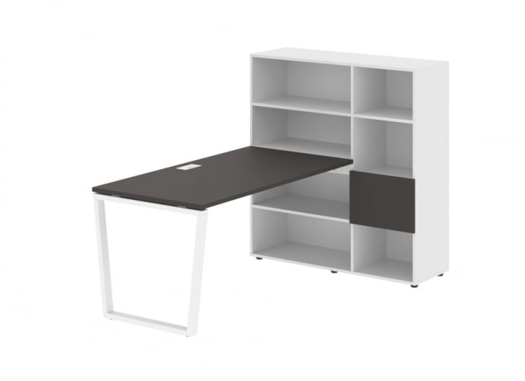 Рабочая станция ЕДИС ЕВРСТ 1215 Мокко Белый Белый / EDIS EVRST_0