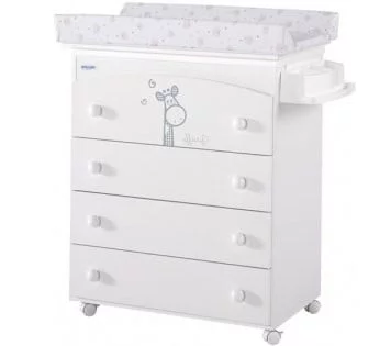 Комод Micuna Sabana пеленальный B-970 chocolate матрасик beige bears_0
