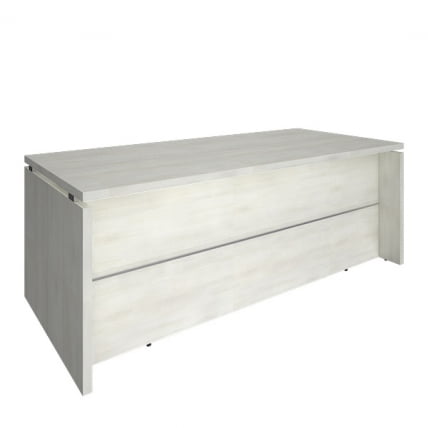 Стол руководителя YALTA LT-A16 Снежная Платина_0