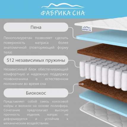 Матрас Sleep Hard 80x195_2