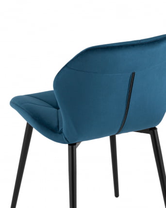 Стул обеденный Эдвин велюр Синий_6