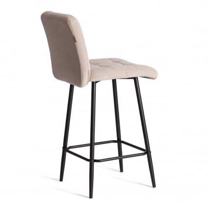 Полубарный стул Medeo/Медео велюр, бежевый, 7, 42х56х102 см_2