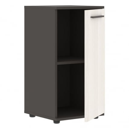 Шкаф колонка с глухой малой дверью ЕДИС ЕЛCС 42.1 Ясень Траун Мокко Мокко / EDIS ELCS_1