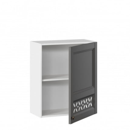 Шкаф кухонный 600 Амели-3 ЛД 299.350.000.029 Белый Оникс серый_1