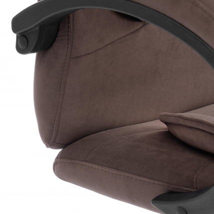 Кресло руководителя ОРЕОН металБЛ велюр, коричневый, 6 / OREON metalBL_6