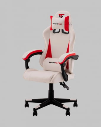Кресло спортивное ТопЧаирс Пхантом бело-красный / TopChairs Phantom_2