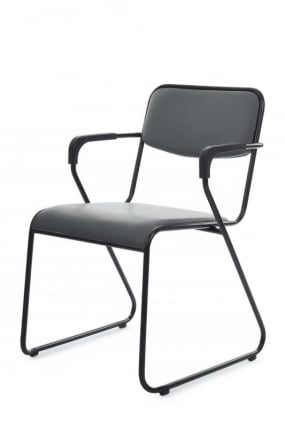 Кресло Никс Плус РCХ ОМКЛ-03Б Серый/Металл Черный / Nix Plus RCH OMKL-03B_6