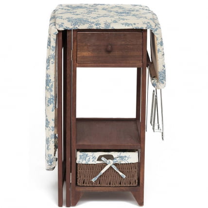 Гладильный комод с 1 корзиной и 1 ящиком Secret De Maison LA GRAN (mod.XD1156) Коричневый_7