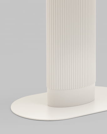 Стол овальный обеденный Mystery 130*80 белый_4