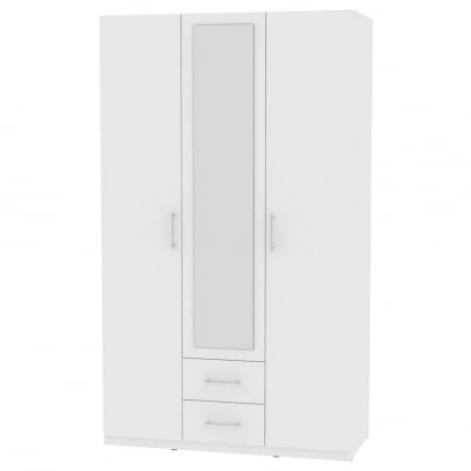 Шкаф распашный R-230х135х45-2-M(Белый)_0