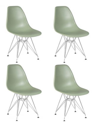 Стул обеденный ДОБРИН ДСР (ножки хром, цвет мятный (НКС-Г-09)) 4 шт / DOBRIN DSR (NX-G-09))_0