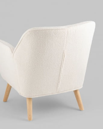 Кресло Ричи тедди Белый_3