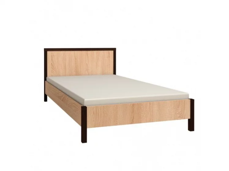 Кровать (1400) BAUHAUS 3 Дуб Сонома/Орех шоколадный(спальня)_0