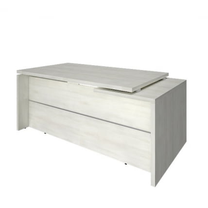 Стол руководителя YALTA LT-В 18 L Снежная Платина_0