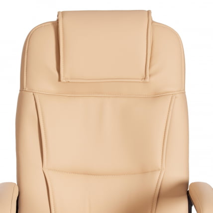 Кресло БЕРГАМО хром (22) кож/зам, бежевый, 36-34 / BERGAMO_6